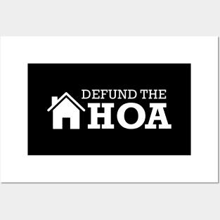 Defund the HOA Posters and Art